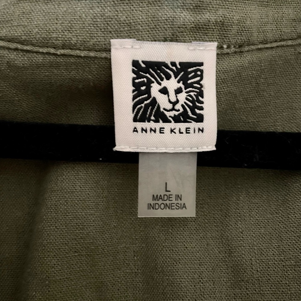 Lightweight army green utility jacket - Picture 3 of 4